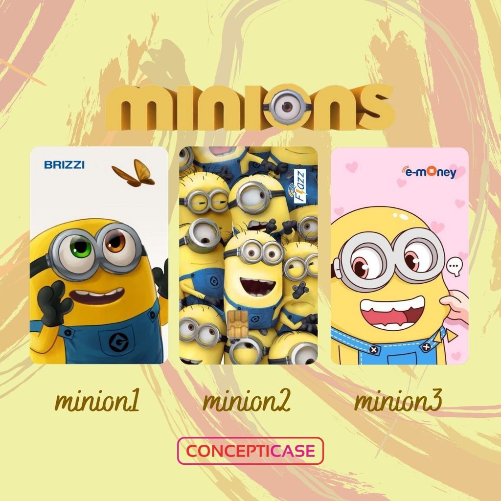 PROMO CUSTOM PRINT E-MONEY,FLAZZ,BRIZZI MINION