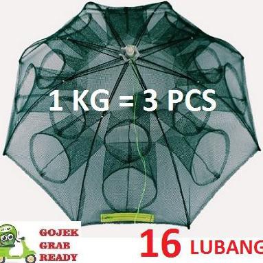 Perangkap Ikan / Bubu Ikan / Jaring Ikan Udang Hexagonal 16 Lubang