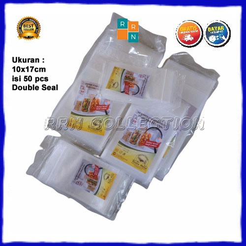 PLASTIK STANDING POUCH UKURAN 10x17/standing pouch bening/pouch plastik/pouch makanan plastik/pouch