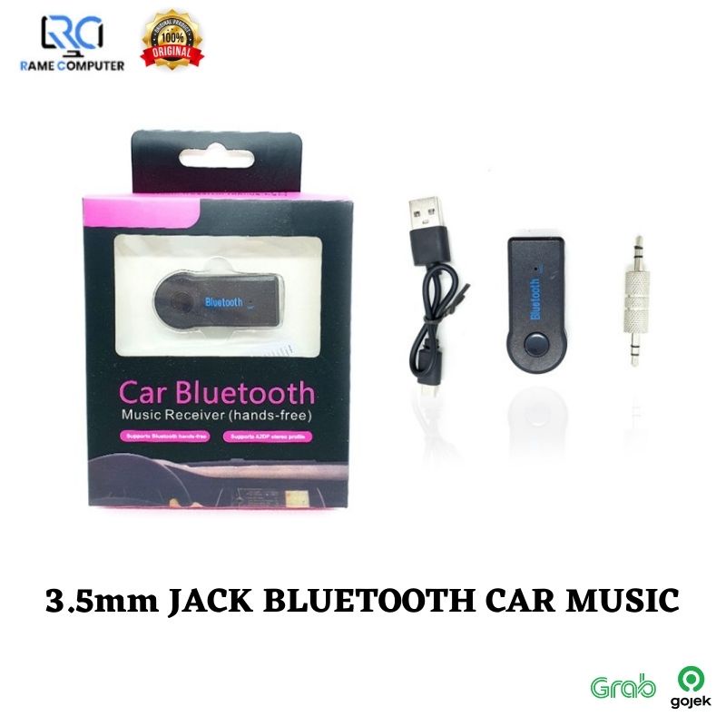 3.5mm JACK BLUETOOTH CAR MUSIC RECEIVER (HANDS-FREE)