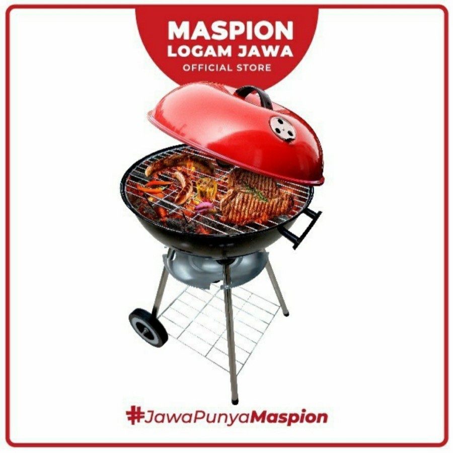 MASPION Panggangan Semeru Grill 43 cm Alat Panggang 17 inch Griller