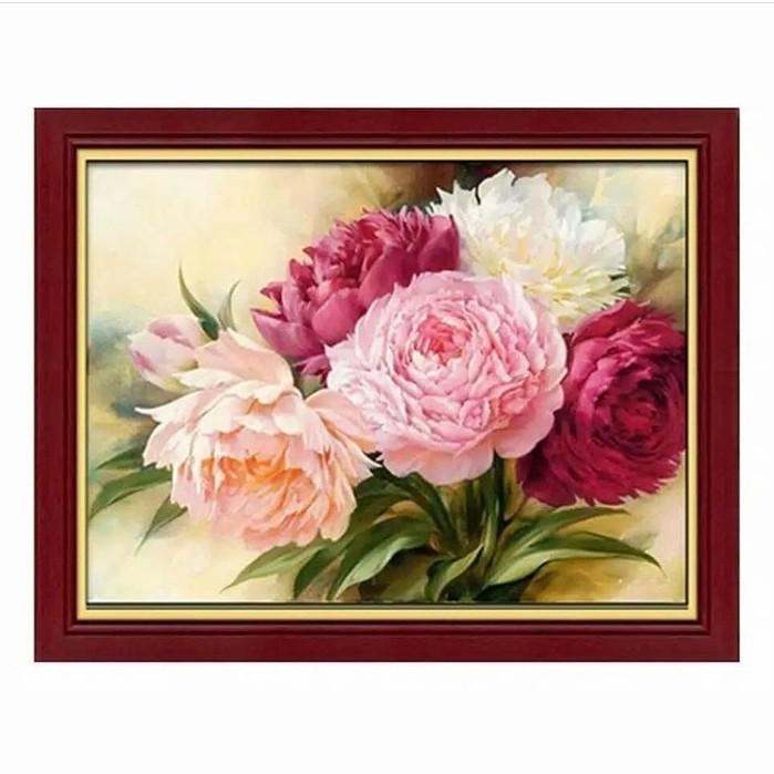 Pittura | Paket Kristik Bunga Peoni Warna Warni Super Murah
