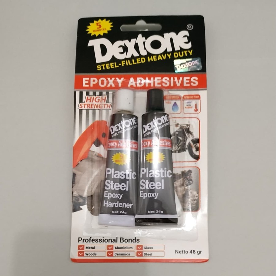 

Lem Dextone 5 Menit Kering/ Dextone Lem Besi 48 Gr