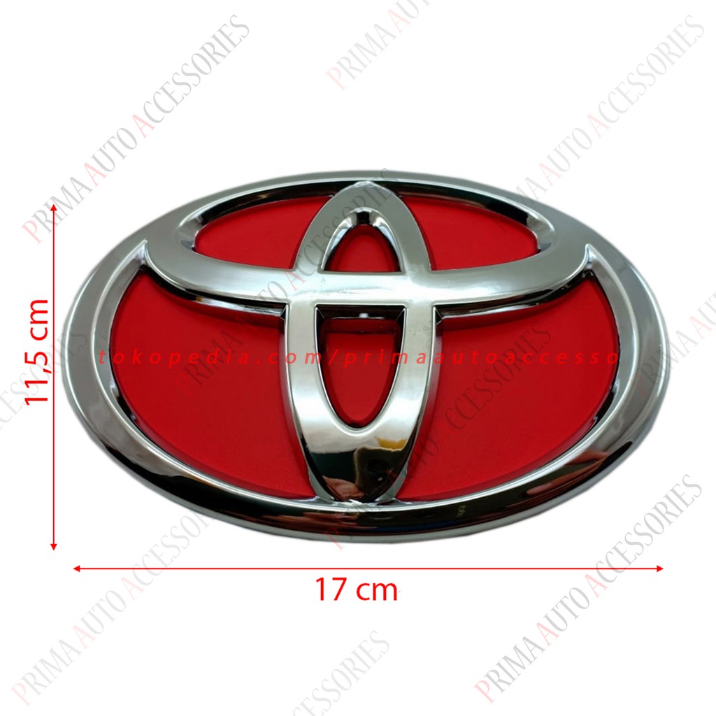 Logo Emblem Mobil TOYOTA 17 cm