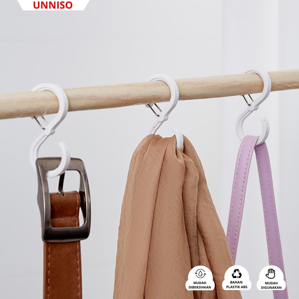 UNNISO - Kaitan Hook Bentuk S Per Pc KHS1