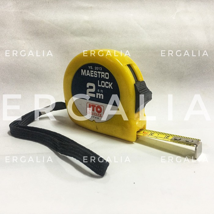ITO Maestro Lock Steel Tape Measure Meteran Besi 2 M Japan Jepang