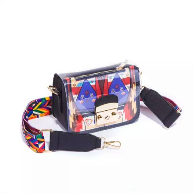 Tas Selampang Pelangi Wanita / Velove Bag Jims Honey / Tas Import Berkualitas