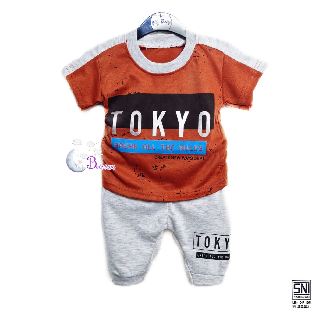 ECER BAJU KAOS TOKYO SETELAN ANAK LAKI-LAKI / SETELAN ANAK HARGA GROSIR