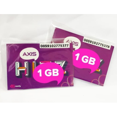 Kartu Perdana AXIS 1GB masa aktif 30hr