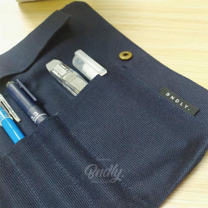 

Roll Up Pencil Case / Pencilcase / Tempat Pensil Gulung Canvas 003
