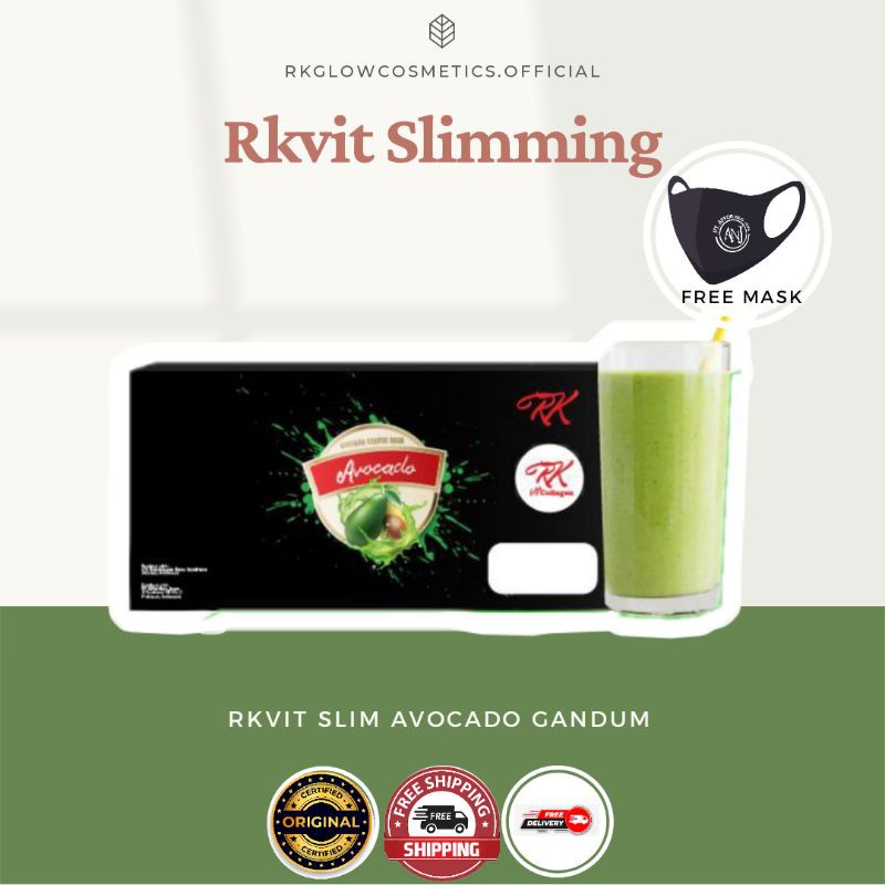 ❣️MELISA❣️ PENURUN BERAT BADAN/RK VIT SLIMMING AVOCADO JUICE/1 BOX 10 SACHET (cashback tunai)