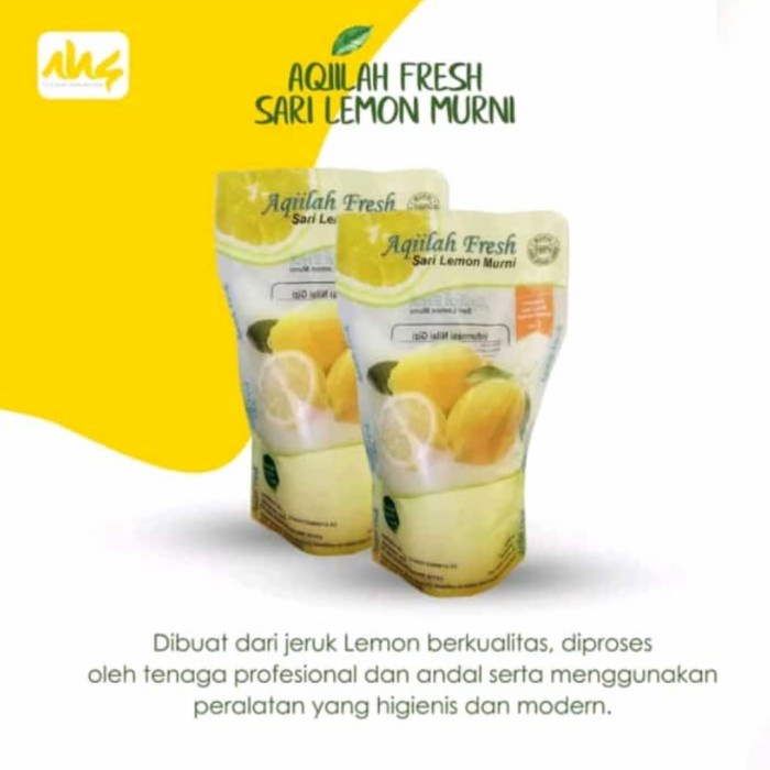 

TRADISIONALMINUMAN- AQILAH SARI LEMON MURNI ASLI 500ML - POUCH -MINUMAN-TRADISIONAL.