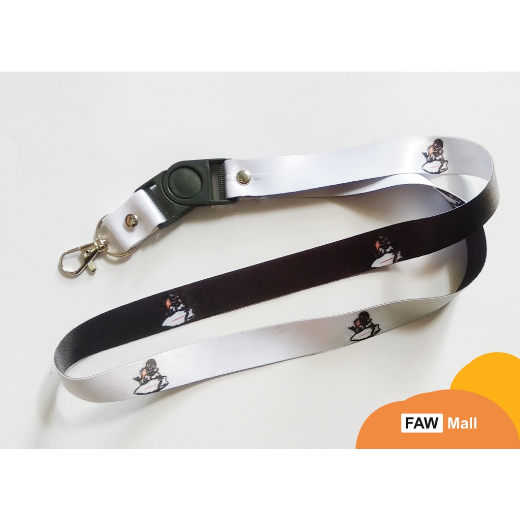 

Landyard Chill Skeleton White Black