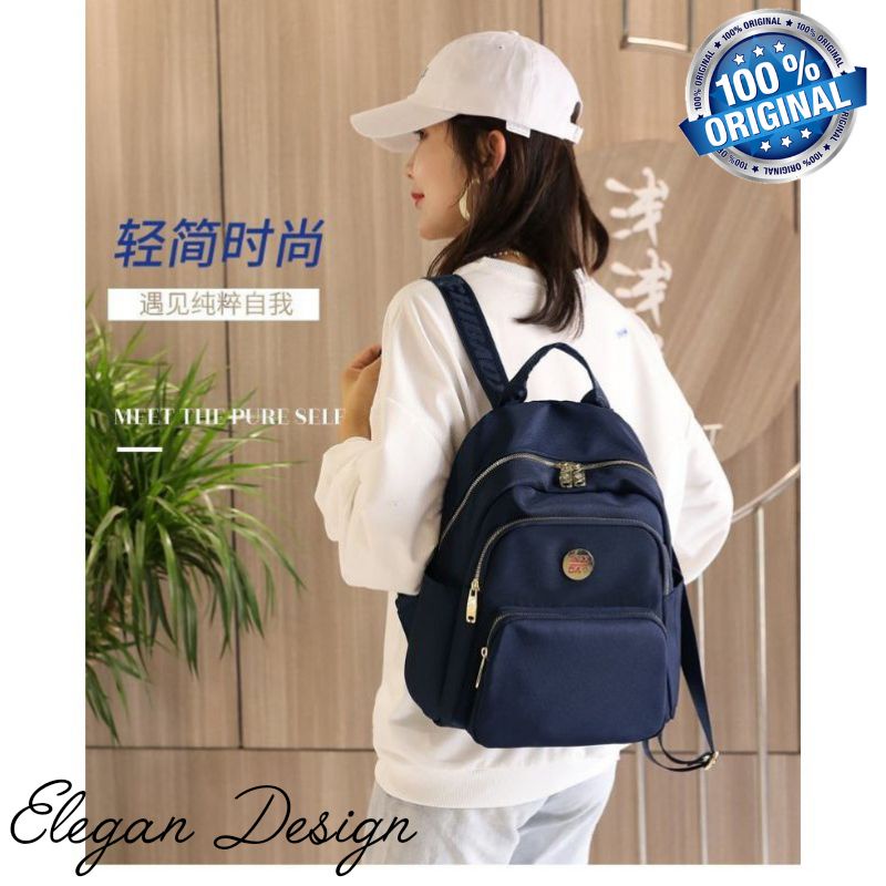 ORIGINAL Tas Ransel Chibao Wanita IMPORT KOREA  Anti Air Super Best Seller Terbaru