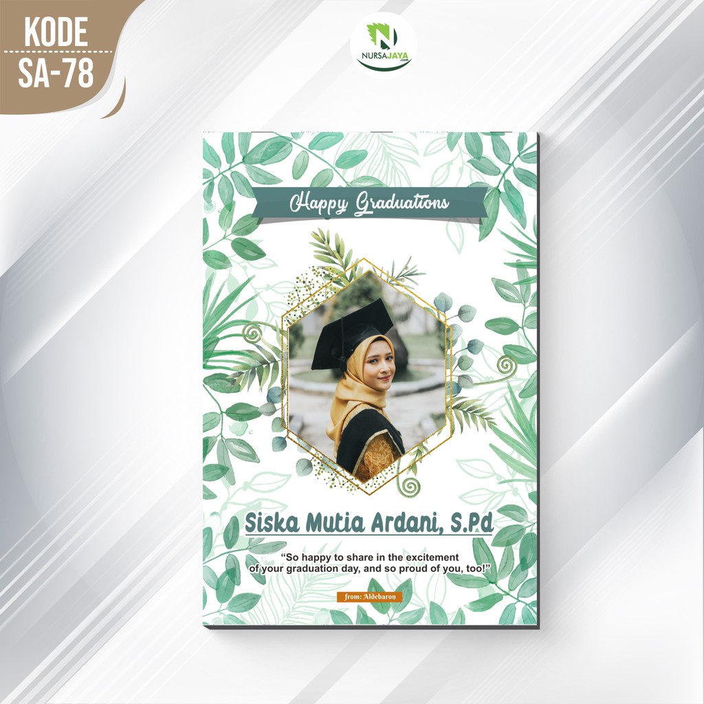 (Desain + cetak Papan) Kado Hadiah Murah Wisuda UlangTahun Pernikahan Anniversary Hiasan Dinding