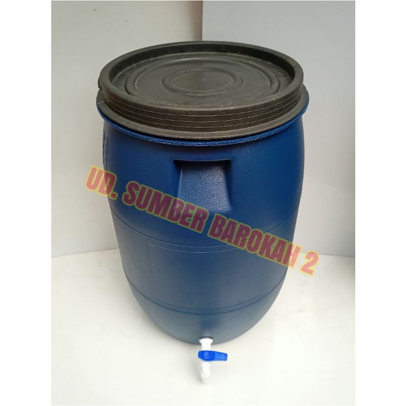 RB tong kran /tong biru dan gentong air,tong air drum 60L