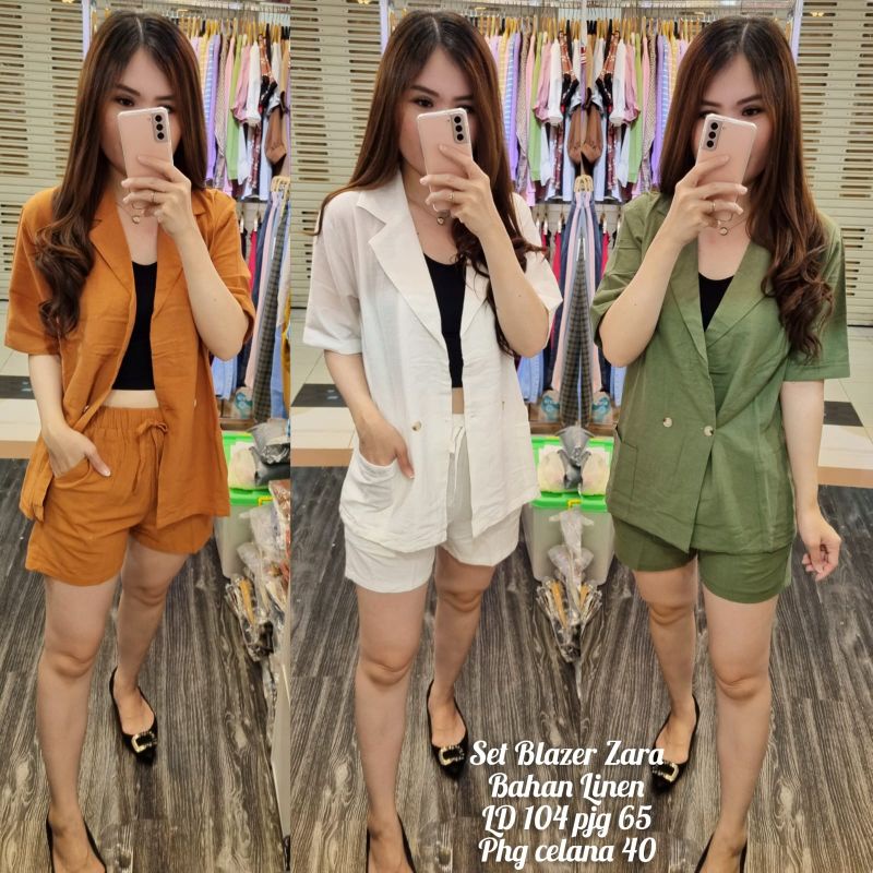 setelan blazer wanita (tanpa dalaman)
