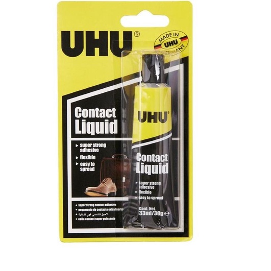 

➦ Lem UHU Kuat Contact Liquid 33 ml ( Utk Sepatu & Tas ) - Per Pc ◌