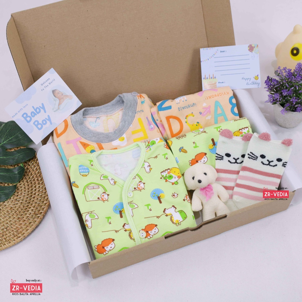 [EXCLUSIVE] Hampers Baby New Born 0-12 Month / Kado Lahiran Bayi Laki Perempuan Bulan  Hadiah Baru Lahir Gift Setelan