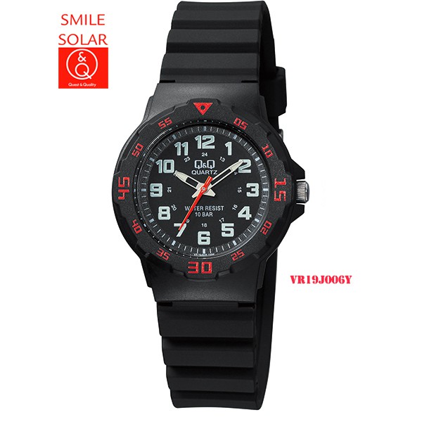 Jam Tangan Wanita Casual Sporty Rubber Analog Original Q&amp;Q QNQ QQ VR19 VR19J Series