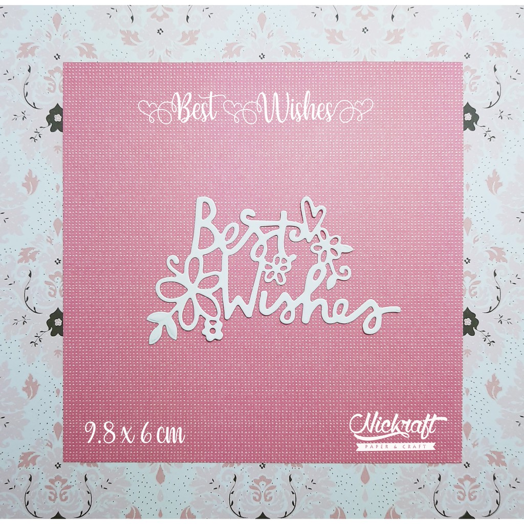 

BEST WISHES - HIASAN SCRAPBOOK TULISAN KATA KALIMAT UCAPAN