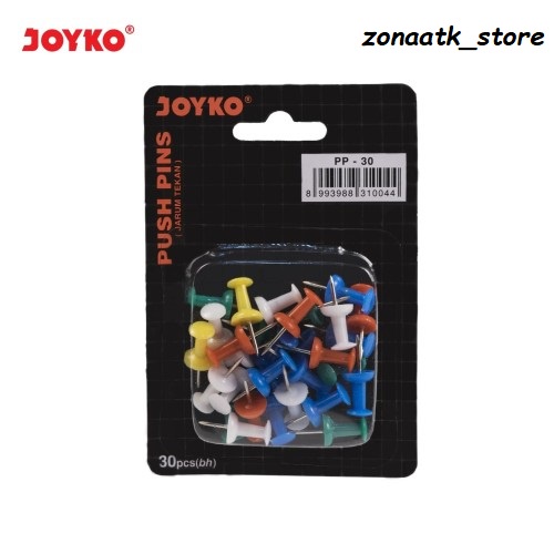 

PUSH PIN / PAKU PIN WARNA JOYKO (PER PCS)
