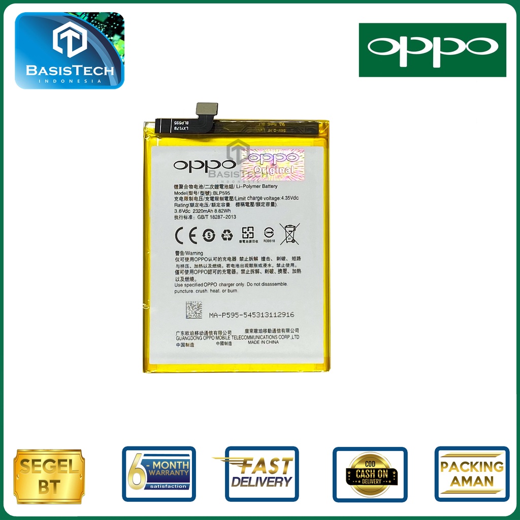 BATERAI OPPO R7 R7F R7C OPPO R7 Lite - BLP595 - ORI99