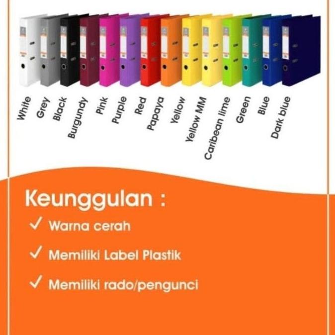 

Odner Forte Odner Warna Forte Folio Pvc Plastik - Folio 75Mm Terlaris