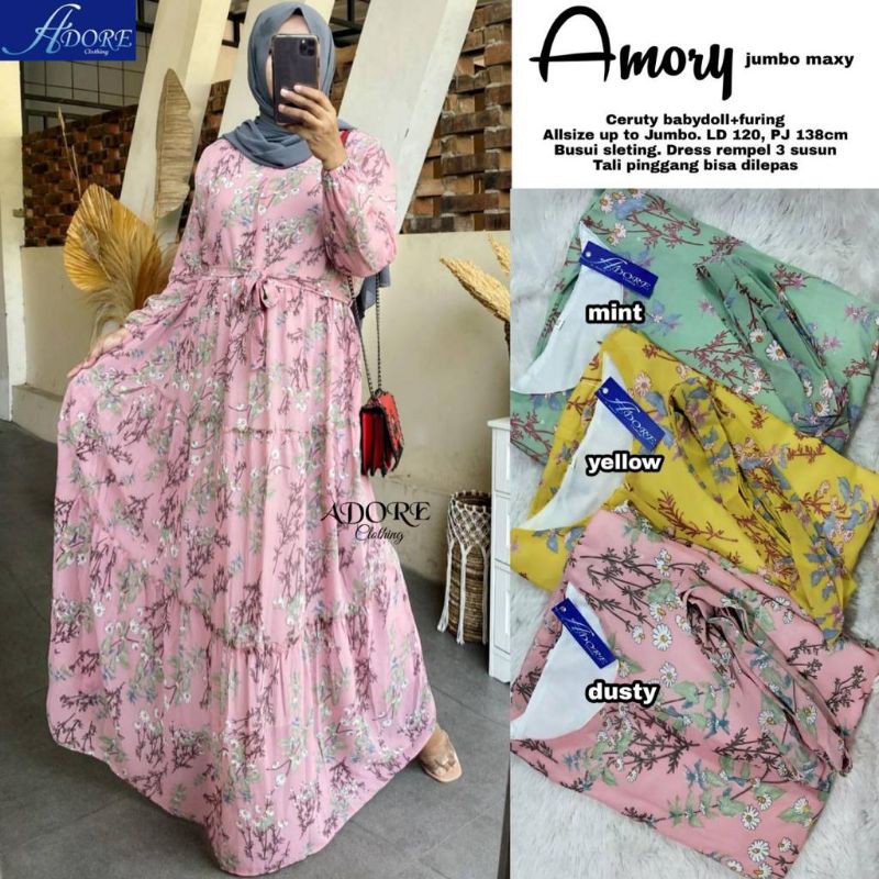 Gamis "amory jumbo maxy"