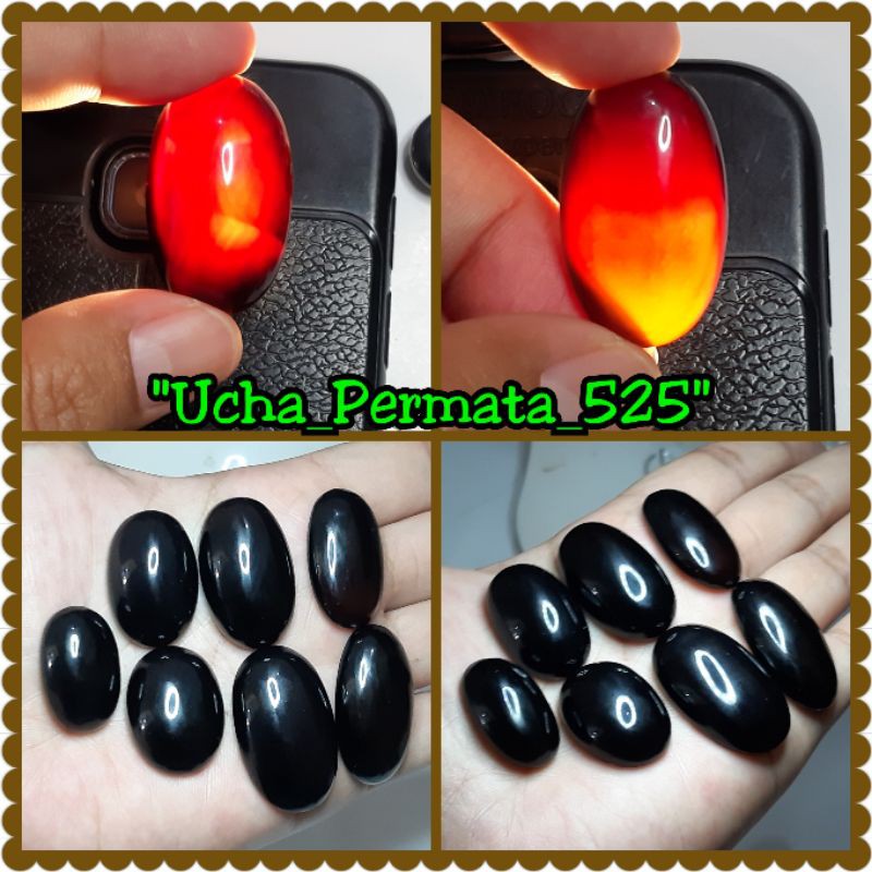 BATU AKIK YAMAN WULUNG PACITAN TEMBUS SENTER MERAH dan COKLAT