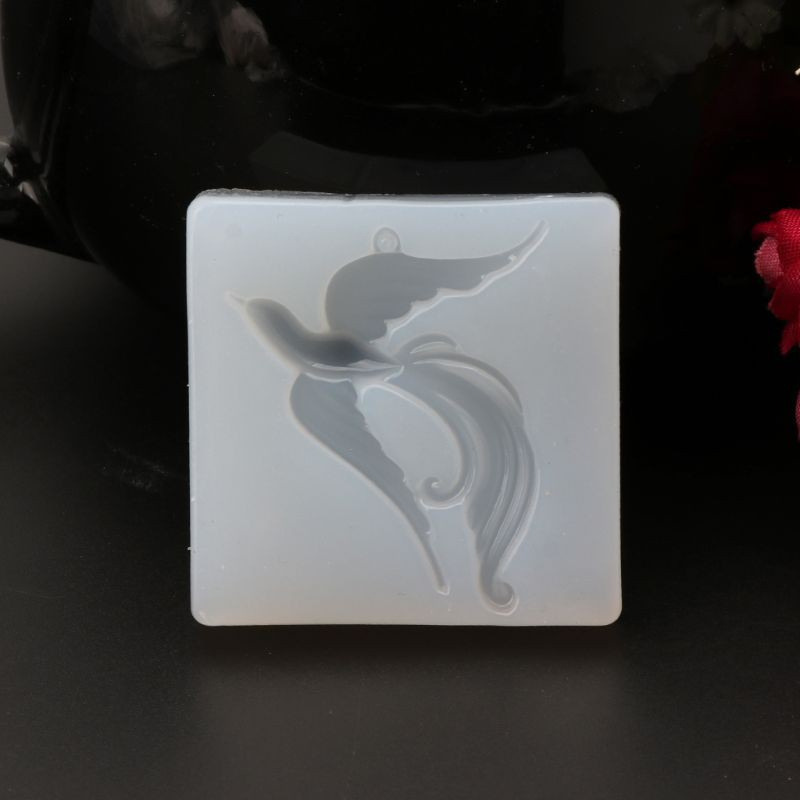 Glitter Beatuy Bird Phoenix Pendant Jewelry Silicone Mold DIY Craft Tool Jewelry Making