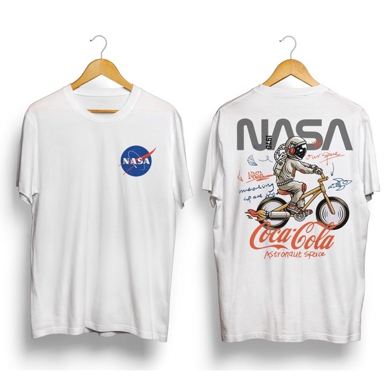 MYSTIQUE.ID-BAJU KAOS NASA ASTRONOT T-SHIRT LUCU DAN AESTHETIC