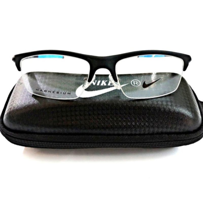 Kacamata Frame Pria Sporty Titanium Carbon Nike C10 BLK/B - No Korosi