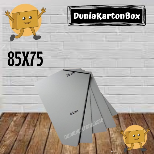 

(min order 5pcs)Kardus/Dus/Box/Lembaran Polos Whitekraft Bflute 85x75cm POLOS BARU