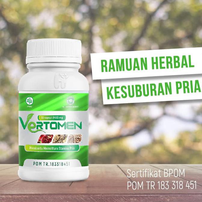 [[BISA COD]] Vertomen Herbal Kesuburan, penambah dan pengental sperma pria manimax TERBATAS Kode