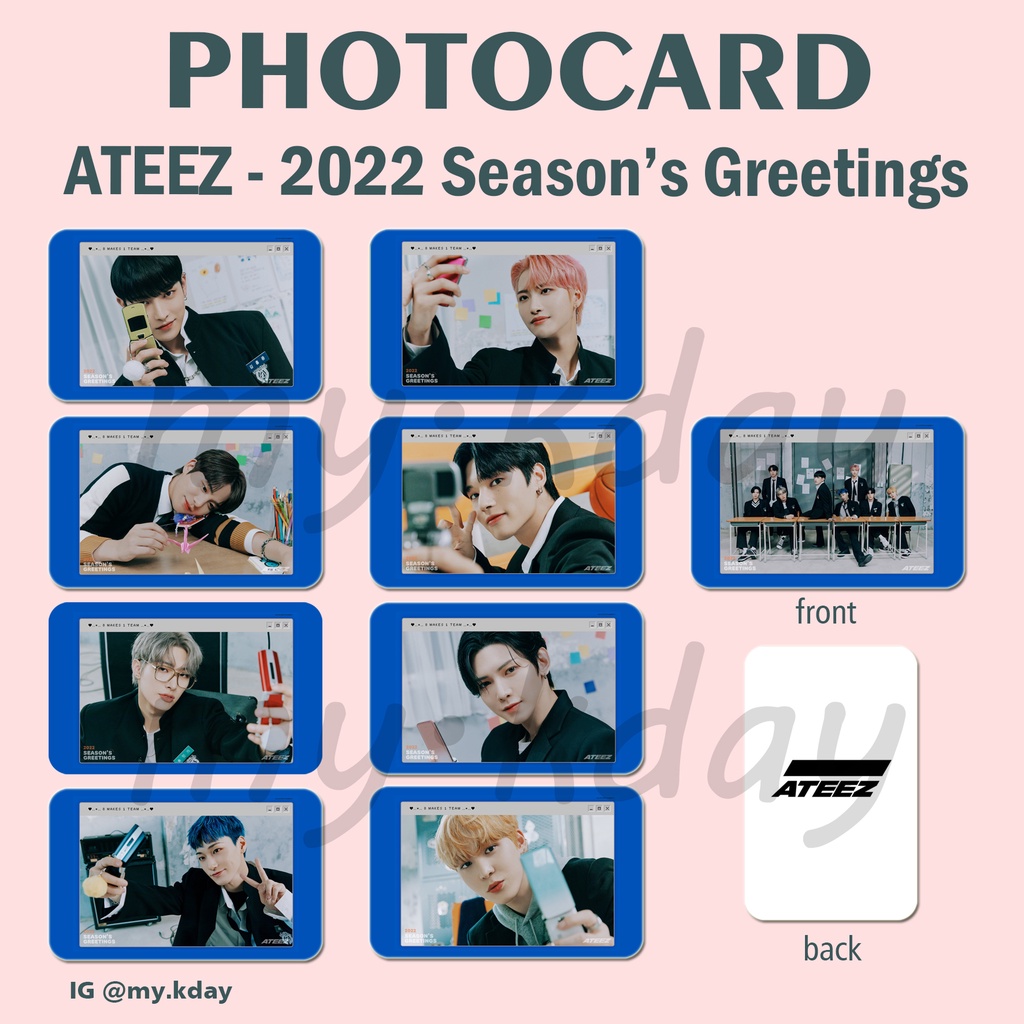 PC-0731, Unofficial Photocard ATEEZ 2022 Season's Greetings 2 sisi