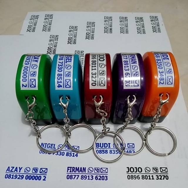 

Stempel Nama dan Nomor HP