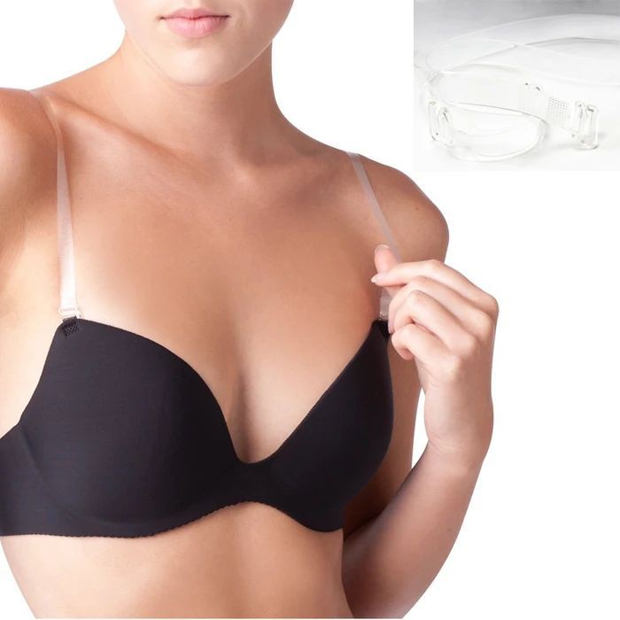 Strap Tali Bra Invisible Transparan Transparant untuk Wanita BH Straps