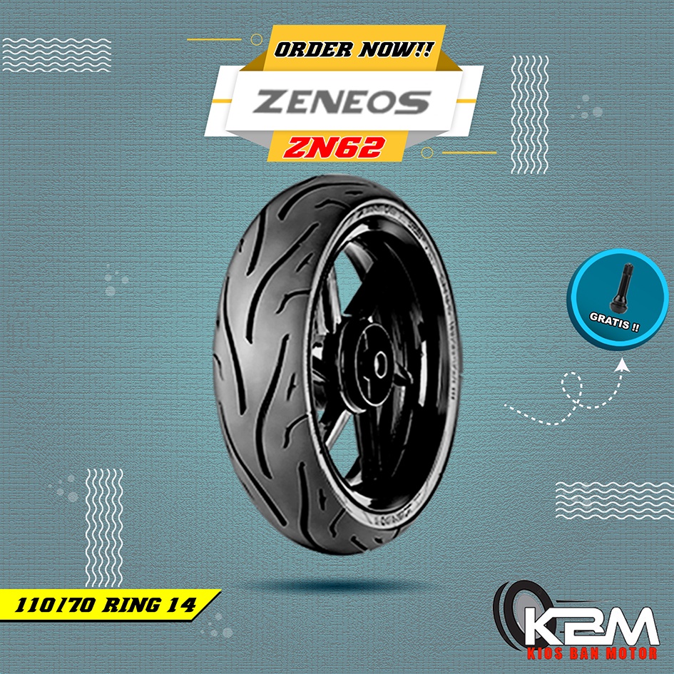 Ban Depan Motor PCX // ZENEOS ZN62 110/70 Ring 14 Tubeless