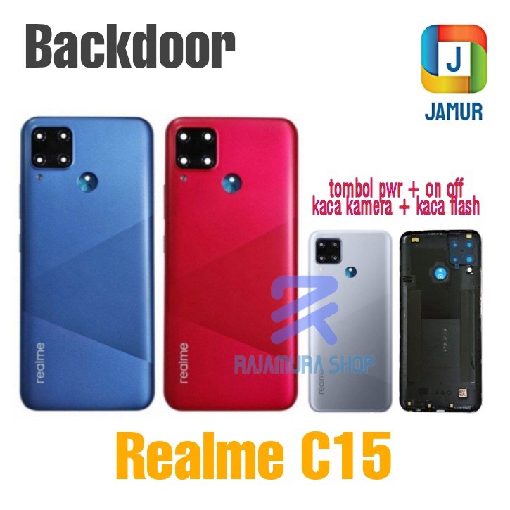 BACKDOOR REALME C15 BACK DOOR REALME C15 BACK COVER REALME C15 BACK CASING REALME C15 HOUSING REALME