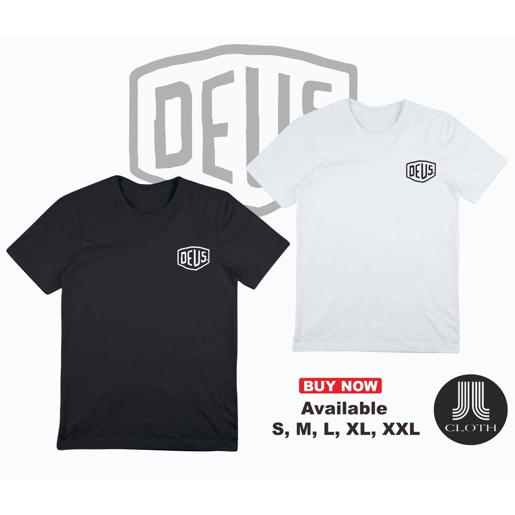 T-SHIRT BAJU KAOS DISTRO DEUS LOGO COMBED 30S MURAH | Shopee Indonesia