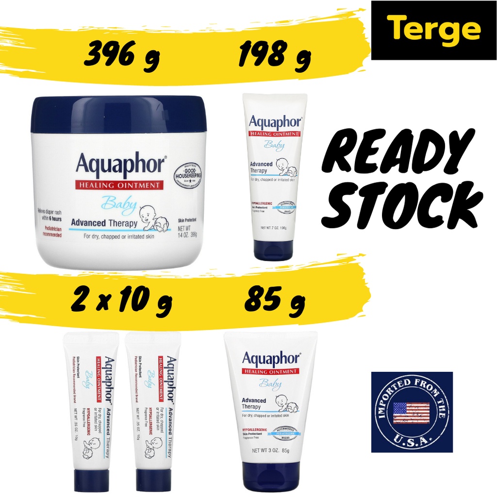Lotion Kulit Bayi Kering Iritasi Aquaphor Baby Healing Ointment Advanced Therapy