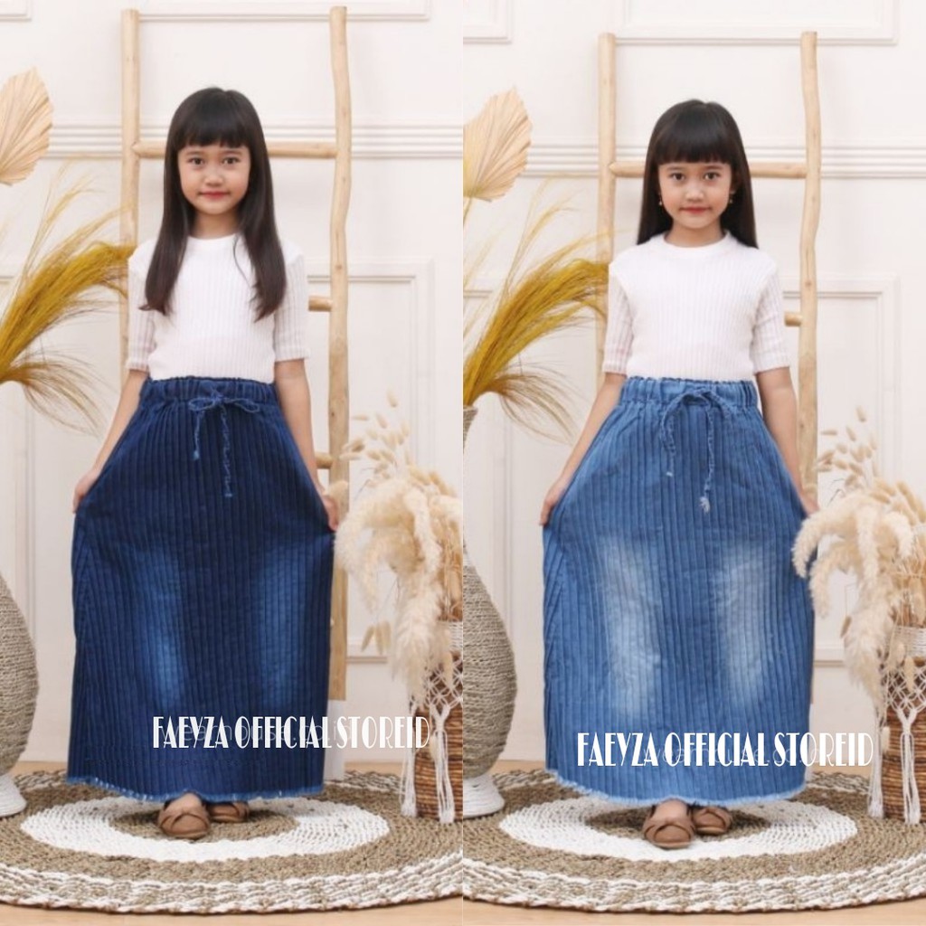 ROK PLISKET JEANS LEVIS ANAK PEREMPUAN