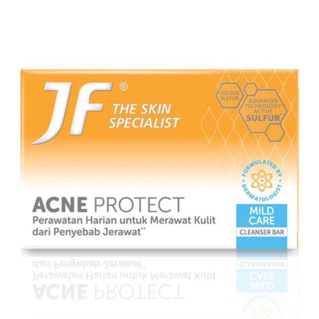 JF Sulfur Acne Protect Cleanser Bar - 90GR