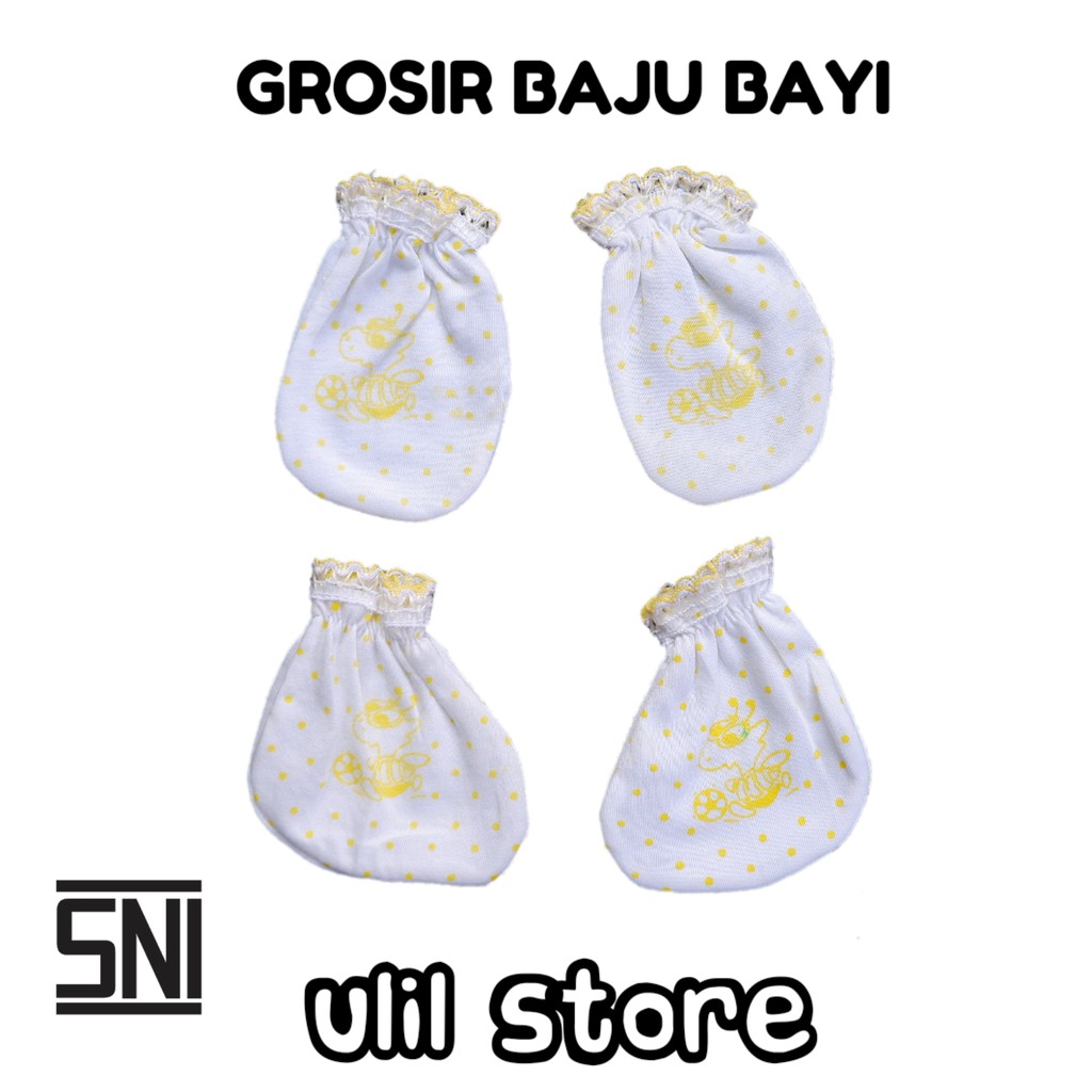 Harga Grosir Isi 3pc Sarung Bayi Tangan dan Kaki Bayi New Born Bahan Cotton