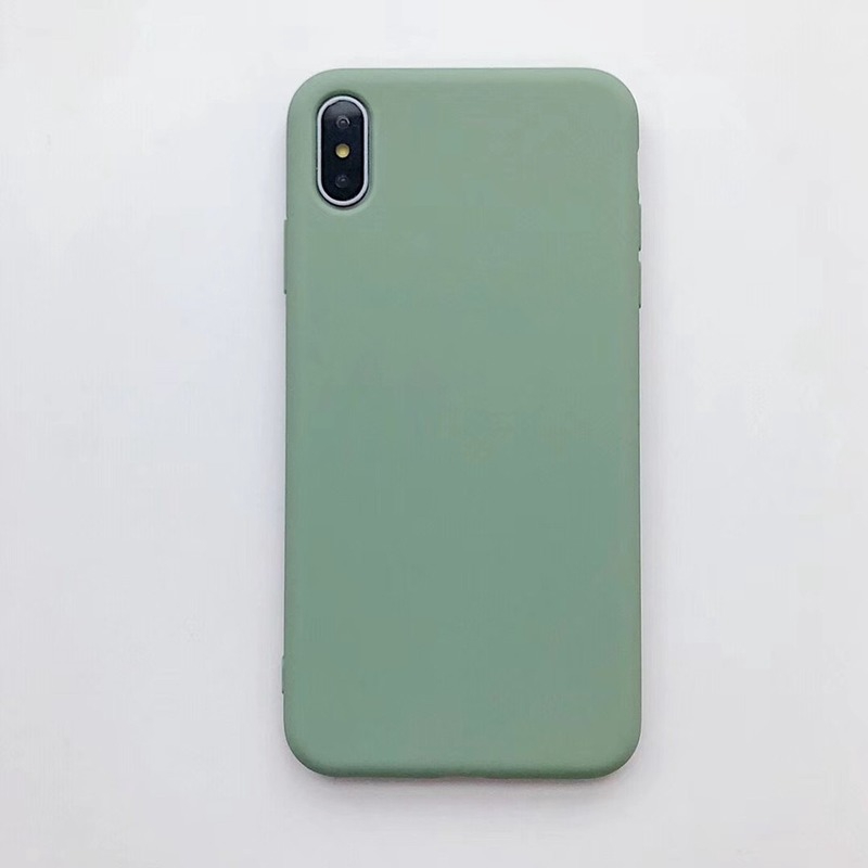 Kualitas tinggi soft matte tutup pelindung untuk iPhone 11 Pro Max i6 6S i7 8Plus X XS Max XR SE2 tutup pelindung