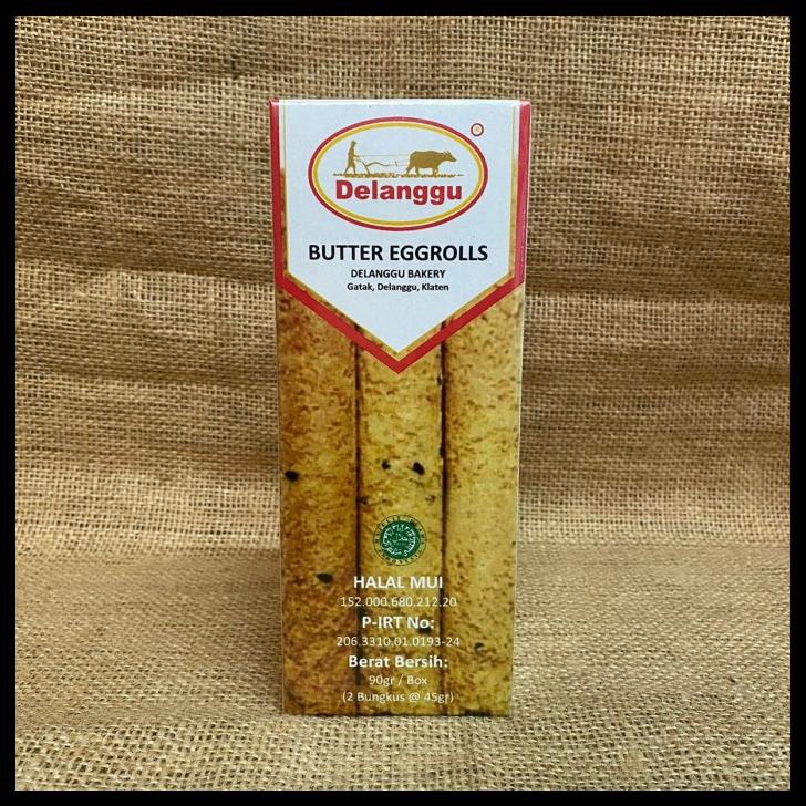 

Butter Eggrolls Delanggu Kue Kering Egg Roll Box Kecil 90 Gram