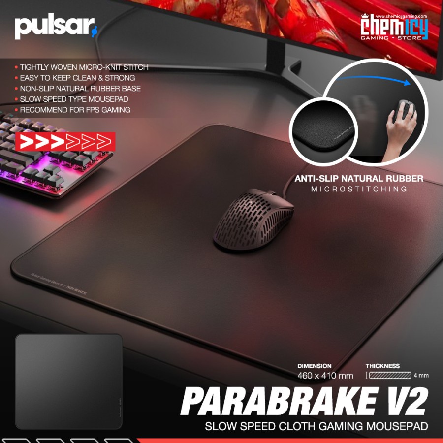 Pulsar ParaBrake V2 XL Cloth Gaming Mousepad