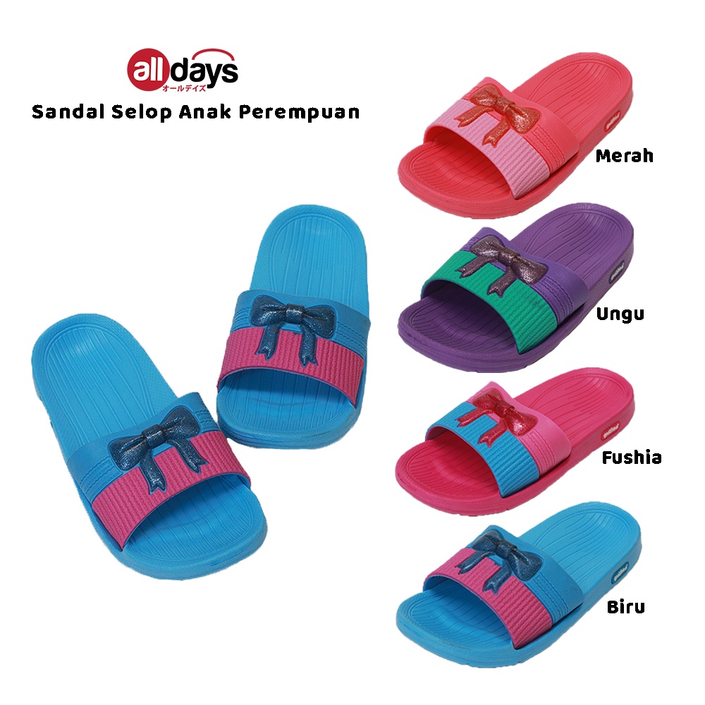 Alldays YT ~ Sandal Selop Anak Perempuan YT-317 Size 30-35