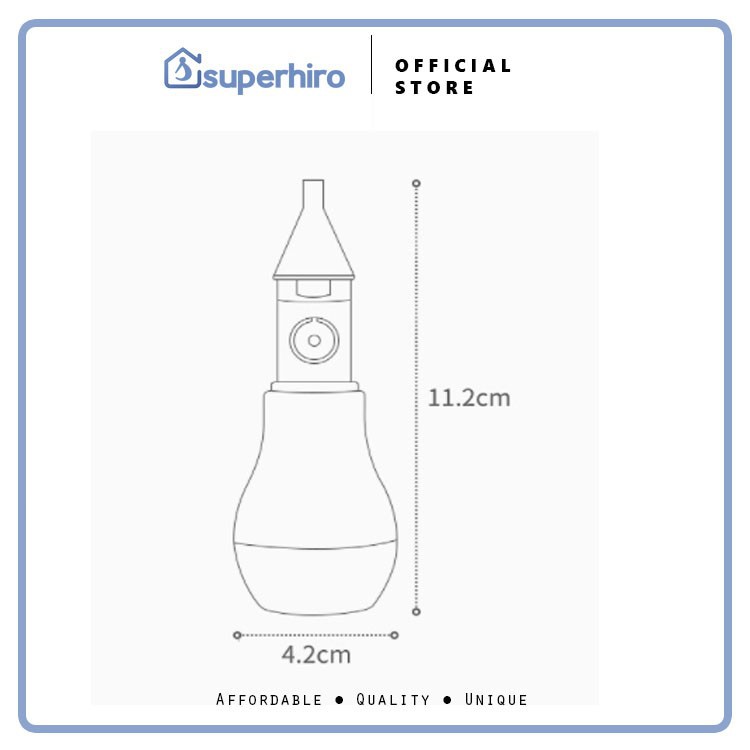 Nose Cleaner -Tube Type Alat Penghisap Lendir Bayi Penyedot Ingus Baby